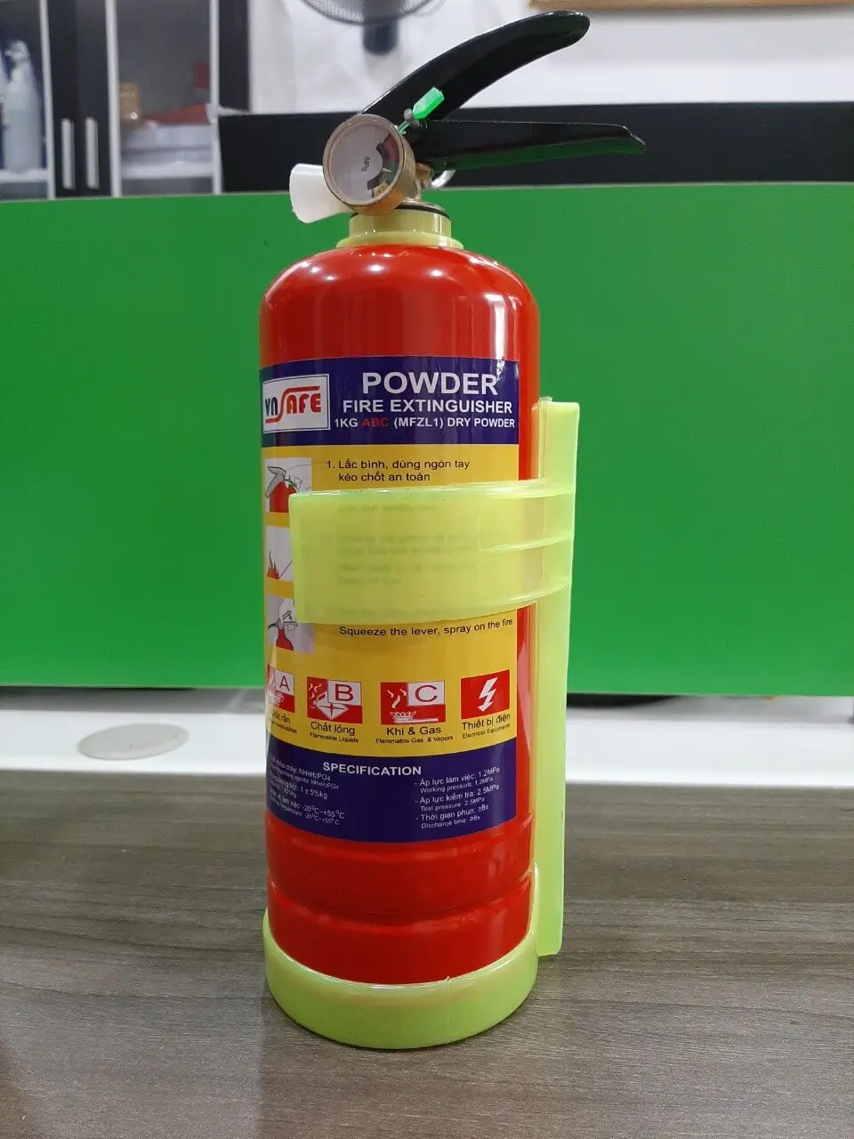 Bình chữa cháy bằng bột ABC 1kg